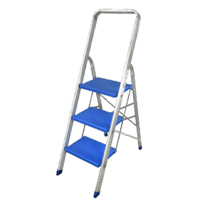 Σκαλοκάθισμα Αλουμινίου Blue με 3 σκαλοπάτια