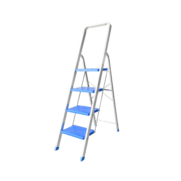 Σκαλοκάθισμα Αλουμινίου Blue με 4 σκαλιά